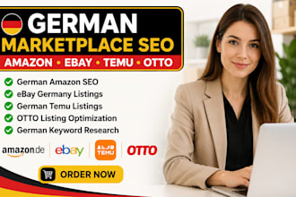 do german amazon SEO, germany ebay listing, german temu listing, otto listing