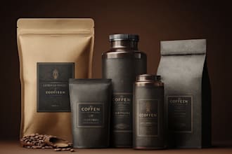 do coffee or tea packaging and label design for you