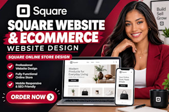 square website square online store ecommerce pos website design and landing page