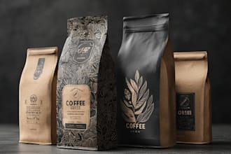 do pouch design, food packaging, coffee packaging