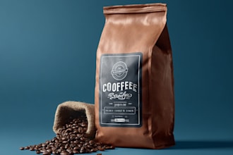 design premium coffee packaging for you