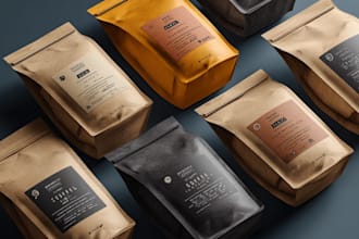 do food packaging and coffee bag packaging bag design