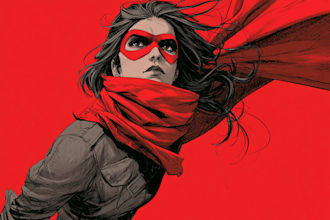 create cinematic graphic novel art with original superheroes