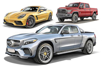 create a car or any vehicle illustrations