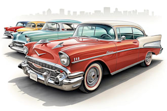 create a car or any vehicle illustrations
