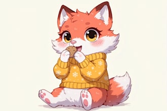 draw animal design character