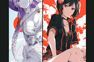 draw anime and manga illustrations