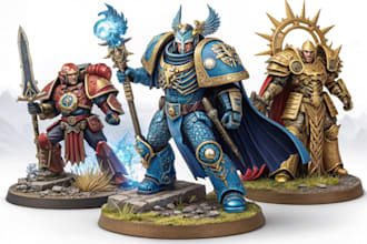 paint pro quality warhammer or gaming figures