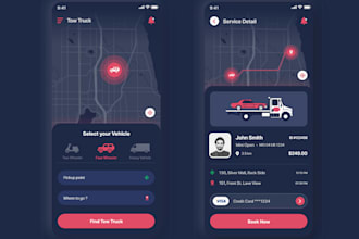 develop mechanic app, roadside assistance app, towing app for ios and android