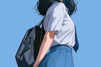 draw an anime illustration, character illustration