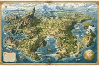 draw a map illustration for you