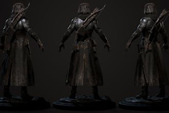 create stylized 3d game character, metahuman model, game asset for unity or ue5