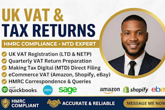 do UK vat registration, submit hmrc vat returns, and handle vat compliance