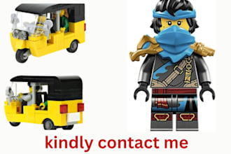design custom lego moc display sets for you