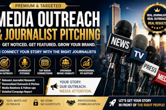 conduct targeted media outreach and pitch your story to niche journalists