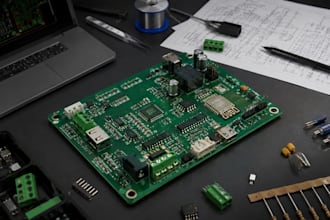 design a professional custom pcb and schematic