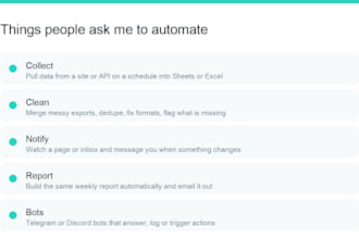 automate your repetitive task with a custom python script or bot