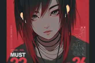 do an anime style album cover for you