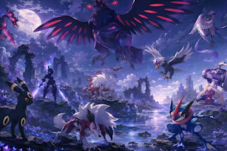 design custom pokemon game tcg playmat, anime card game and gaming card desk
