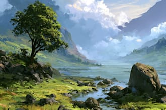 paint captivating environment art for your story
