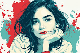 draw high quality vector portraits