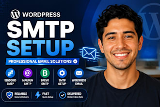 setup sendgrid mailgun brevo smtp for wordpress