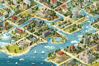 create a custom vector map