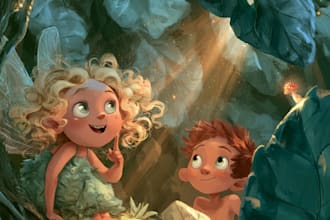 create children storybook illustration and storybooks