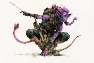 draw custom dnd heroes and villains