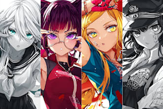 draw anime and manga illustrations