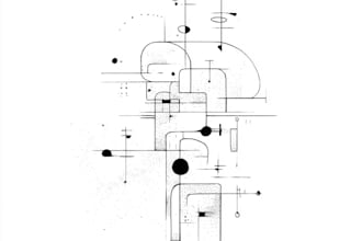 draw a minimalist line art illustration