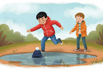 children book illustration and children book illustration