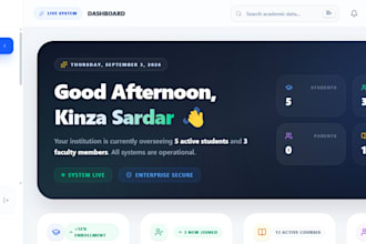 build a school management system with student and teacher portals