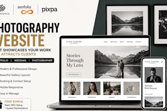 build a squarespace portfolio wedding website zenfolio pixpa photography website