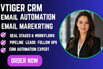 setup vtiger crm deal stage vtiger customer followup email  workflow