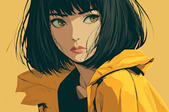 beautiful anime art illustration