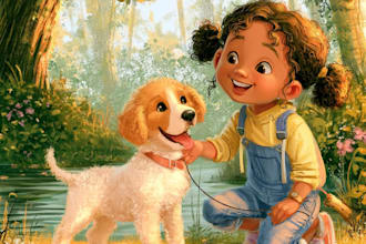 illustrate children story book illustration and children