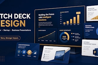 design in 12hours a pitch deck, PPT investor presentation, and startup deck