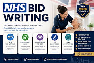 write winning uk bid tender, social care, healthcare, nhs, domiciliary tender