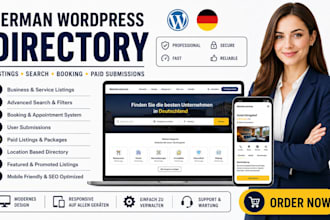 build german wordpress directory, listings, search, booking and paid submissions
