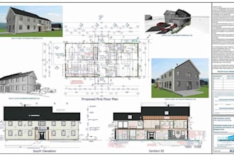 draft california residential permit drawings in autocad