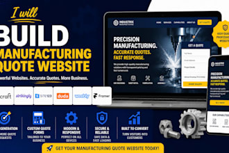 build ucraft strikingly site123 duda weebly framer manufacturing quote website