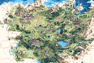 fantasy map illustration world map fantasy map maker map