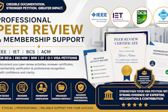 help become a peer reviewer in springer elsevier and ieee for your eb1 eb2 visa