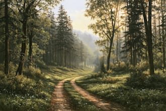 landscape oil painting art