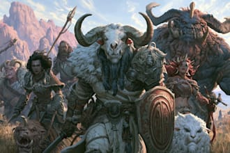 draw your dnd character fantasy oc rpg hero or villain