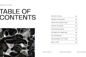 design a complete brand guide and brand identity