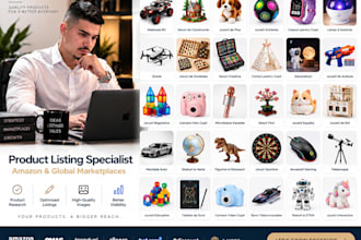 create professional amazon and ecommerce product listings