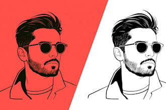 create a custom vector art portrait from your photo