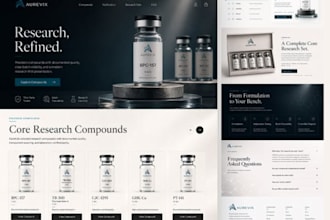 fda compliant peptide website peptide website development woocommerce peptide